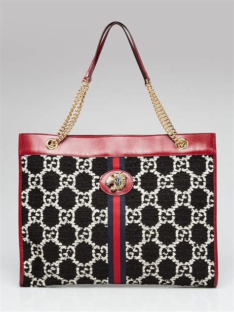 gucci rajah tweed tote|gucci rajah large tote.